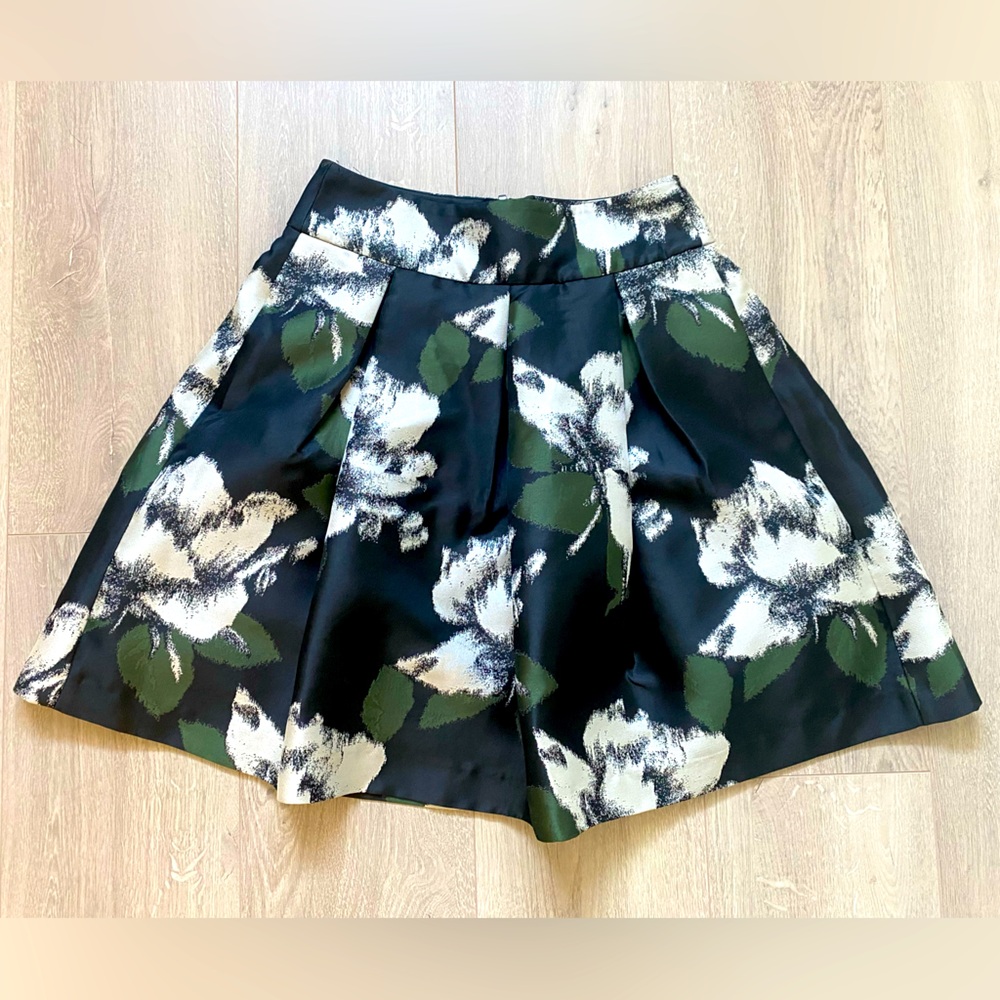 RW&Co Floral A-Line Skirt